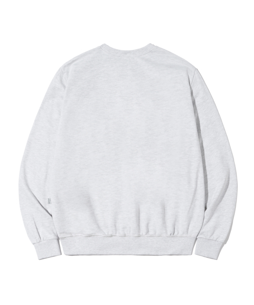 Свитшот с принтом собаки Winter Dog White Melange
