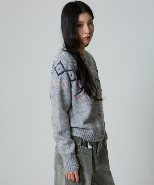 Вязаный кардиган Nordic Grey