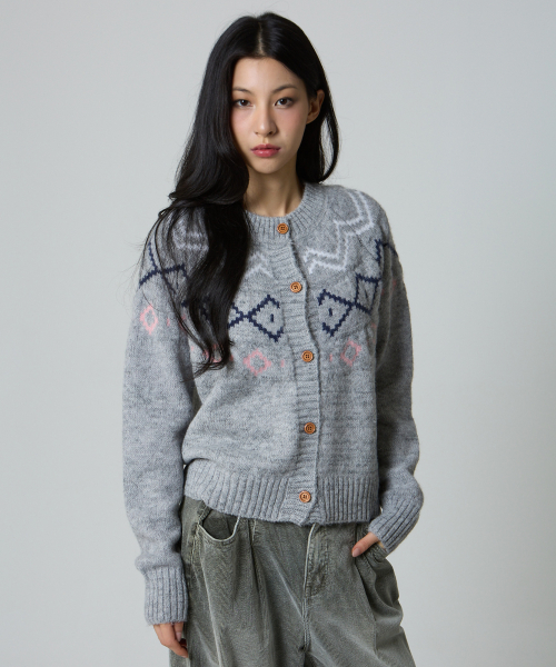 Вязаный кардиган Nordic Grey