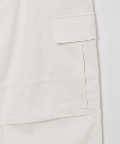 PARACHUTE COTTON PANTS WHITE