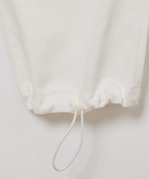 PARACHUTE COTTON PANTS WHITE