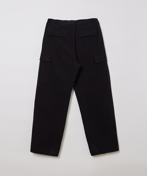 PARACHUTE COTTON PANTS BLACK