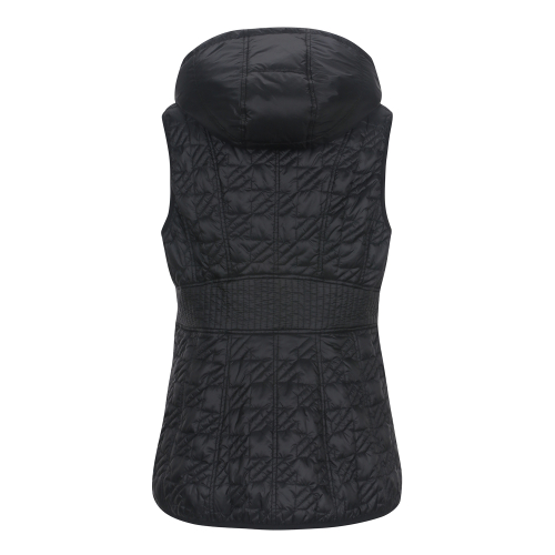 Женский длинный стеганый жилет Black (IW0EWV30139)