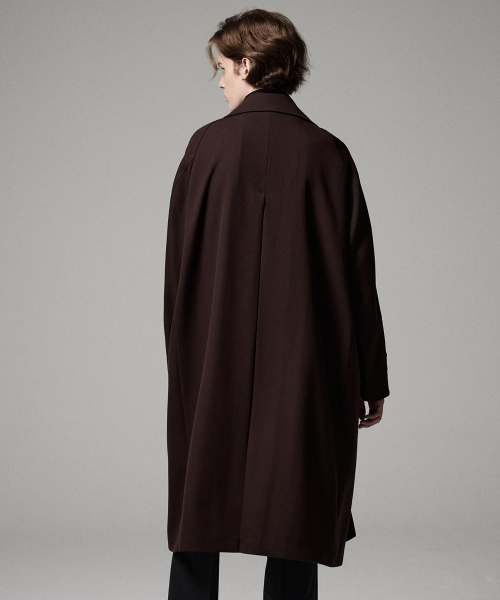 Шерстяное пальто Cavalli Twill (Brown)