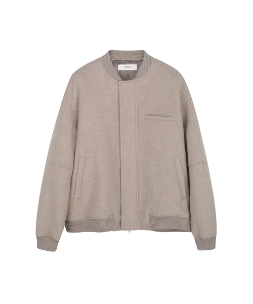 Шерстяной бомбер (Beige)