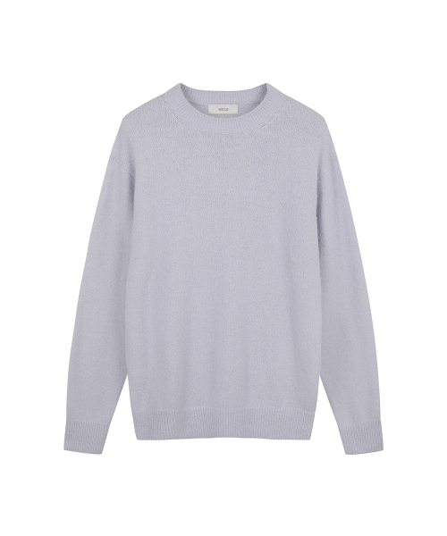Альпака джемпер с круглым вырезом (Lilac)