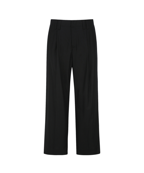 Свободные шерстяные брюки (Black)