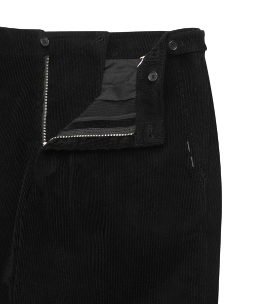 Свободные вельветовые брюки (Black)