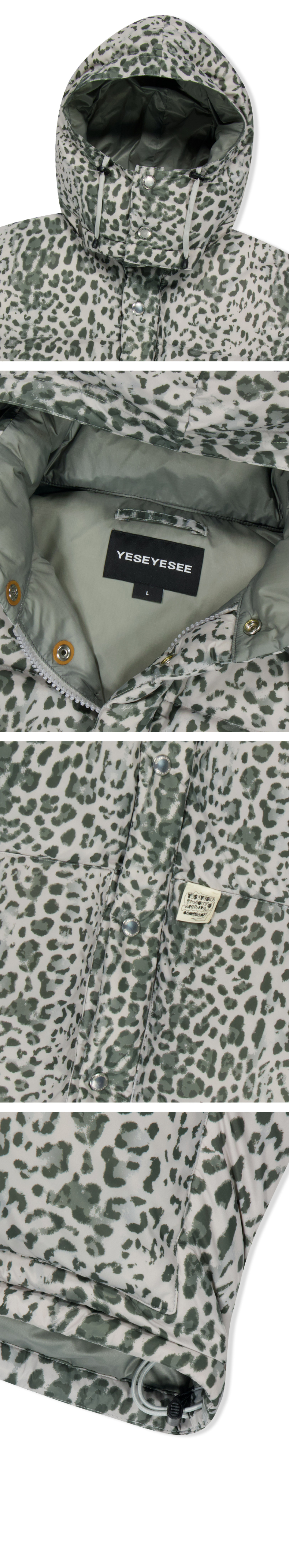アウターその他 YESEYESEE Hooded Down Jacket Leopard yeseyesee® :: Hooded Down Jacket Leopard