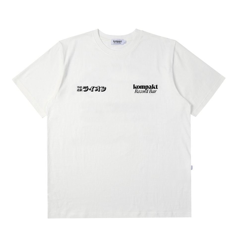 ★COMPAKT RECORD BAR★ MUSIC BAR LION Tshirt White MUSINSA公式 | KOMPAKT RECORD BAR MUSIC BAR LION T-shirt - White
