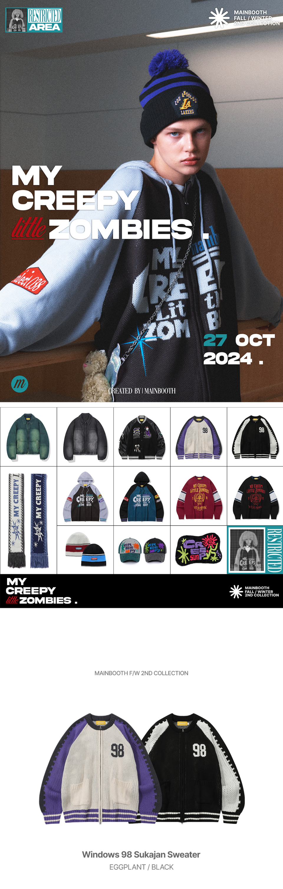 ★MAINBOOTH★Windows 98 Sukajan Sweater(BLACK)★正規品/人気 org.jpg