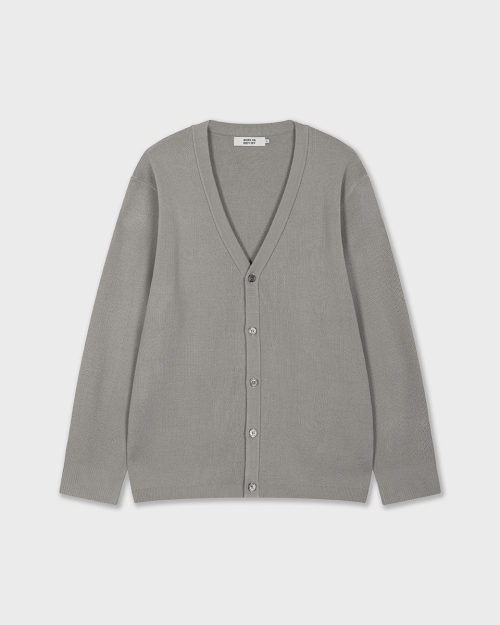 Базовый кардиган полумилано полуоверсайз Light Grey