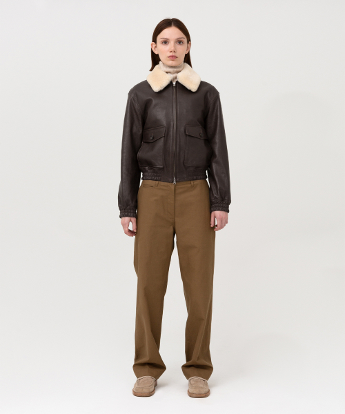 Кожаная куртка W A-2, Brown