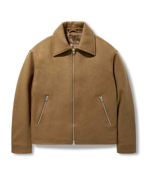 Куртка-блузон из шерсти MCO104 [BEIGE]