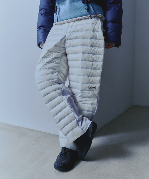 LIGHT WEIGHT DOWN PANTS (WHITE)