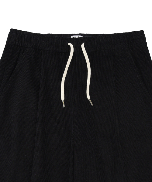 Вельветовые брюки на резинке Black