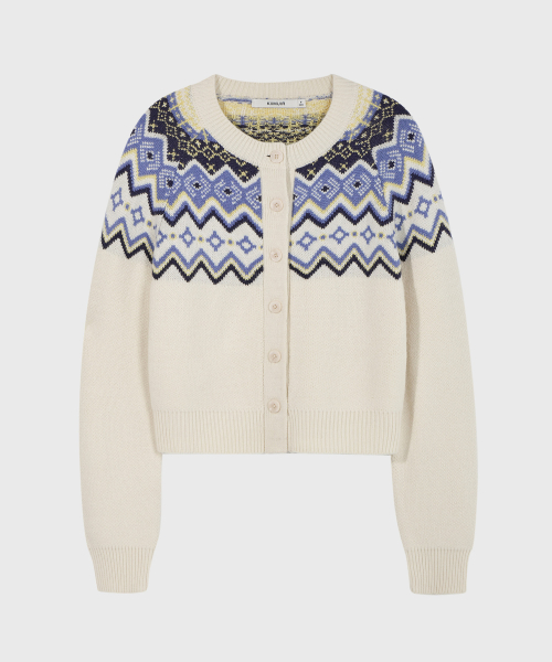 (Womens) Скандинавский кардиган Ivory