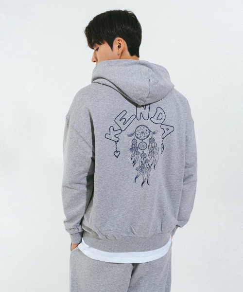 DREAMCATCHER HOOD ZIP-UP (MELANGE)
