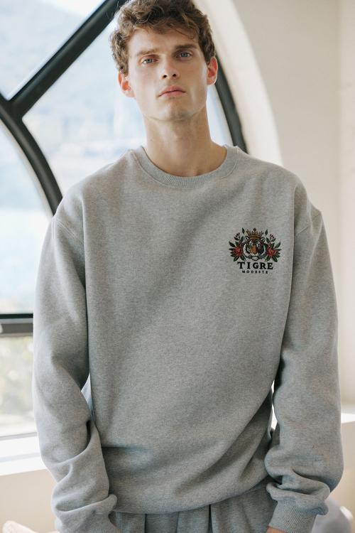 Свитшот Tigre Crown (Grey)