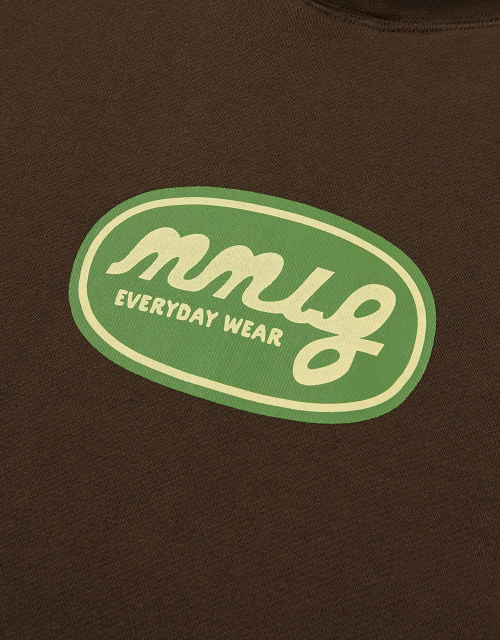 [Mmlg] MOTER HOODIE (AMBER BROWN)