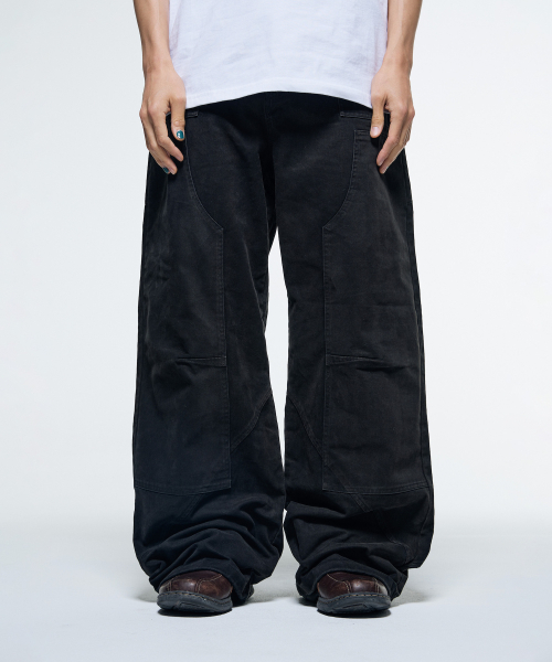 TCM carpenter pants (black)