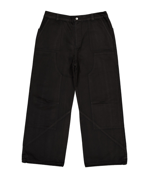 TCM carpenter pants (black)