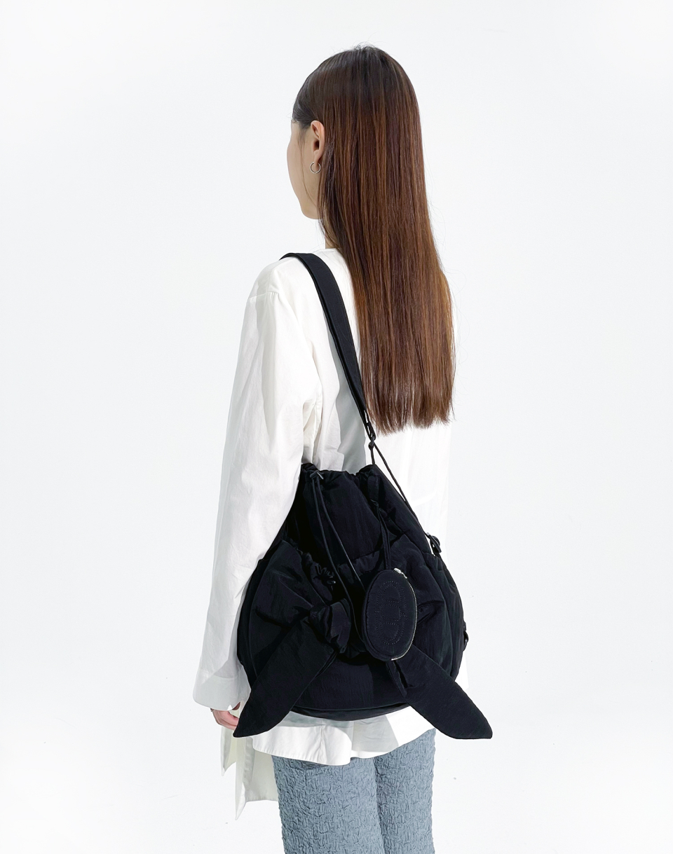 MUSINSA | ATHE Ruban Backpack And Shoulder Bag Small Black