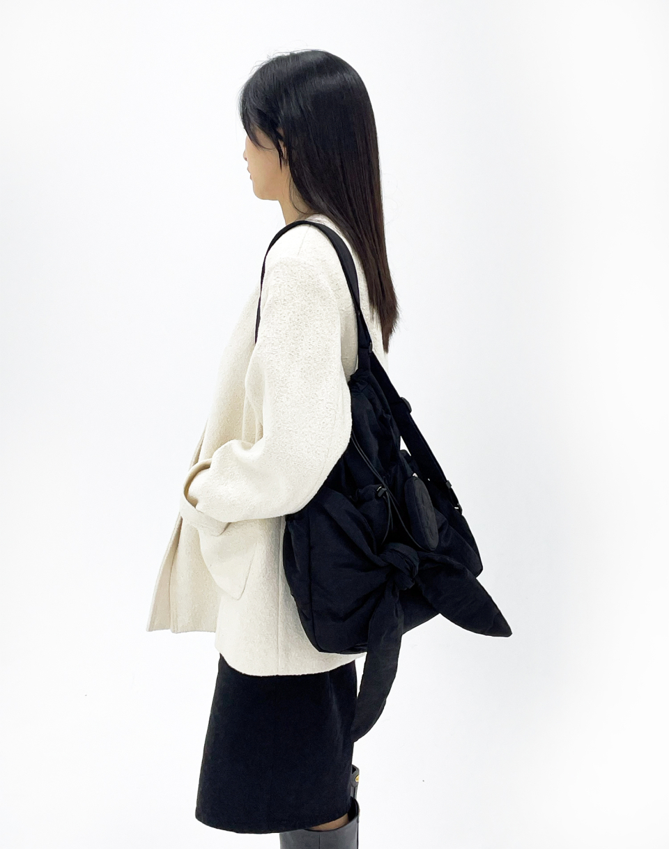 MUSINSA | ATHE Ruban Backpack And Shoulder Bag Large Black