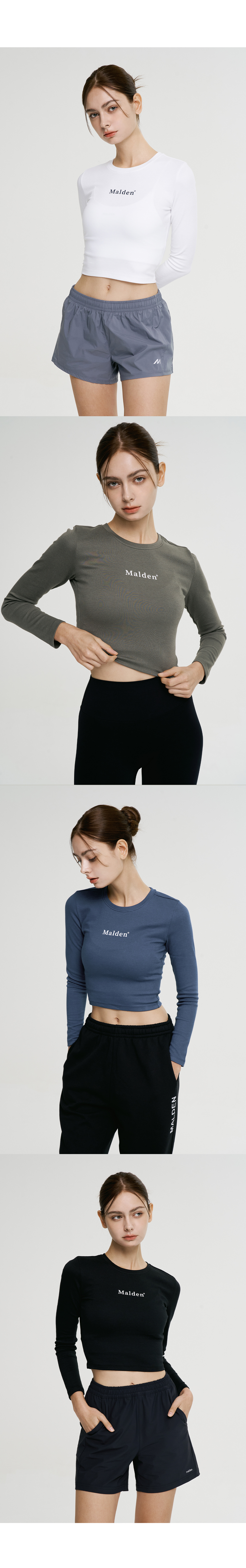 STEADY CROP LONG SLEEVE - 4 COLORS 