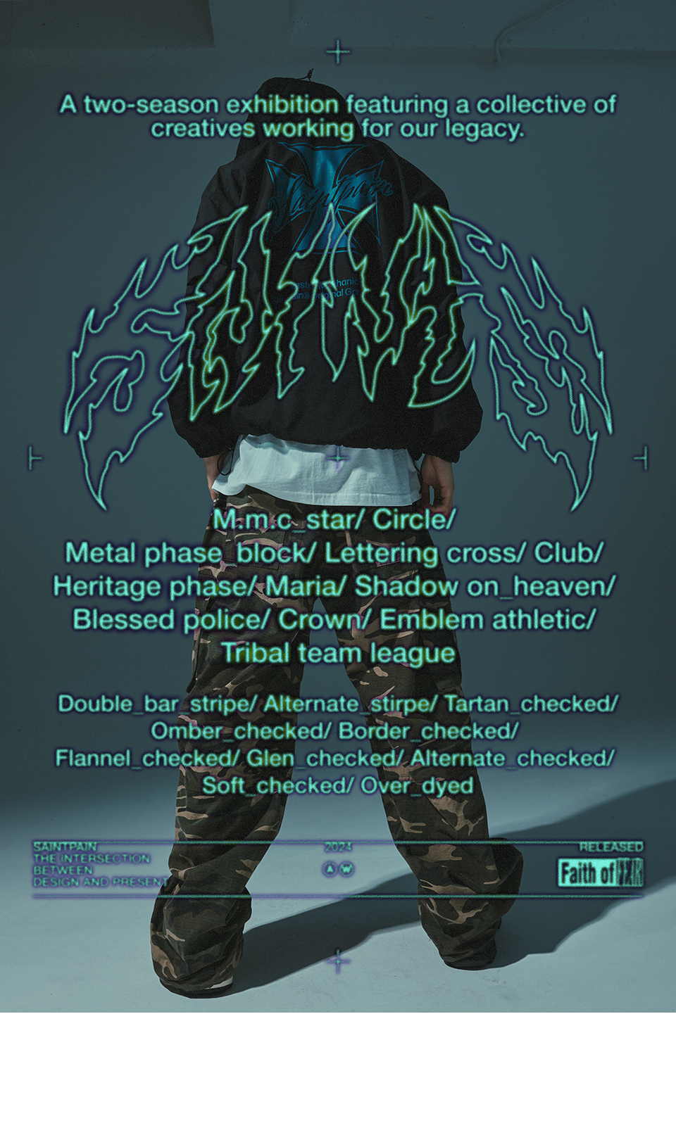 [SAINTPAIN] ★SP ATHLETIC OVERFIT HOODIE MUSINSA | SAINTPAIN SP Tribal Pigment Overfit Hoodie Black