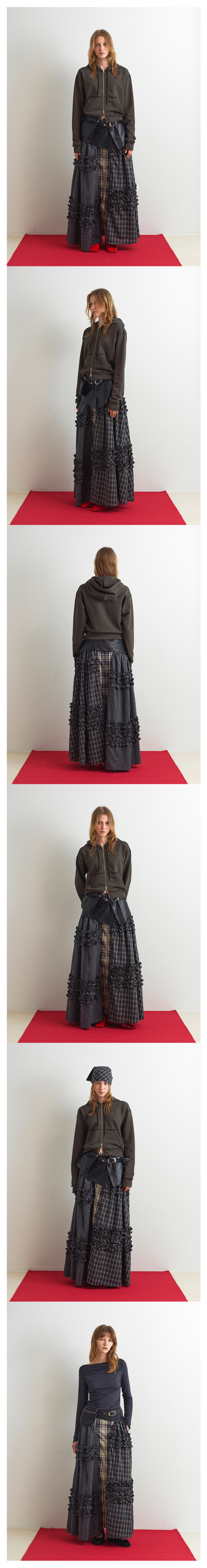 スカート AOPT UNBALANCE FRILL MAXI SKIRT - CHECK MUSINSA | AOPT UNBALANCE FRILL MAXI SKIRT - CHECK