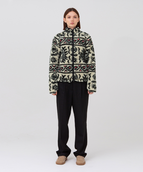 W флисовая куртка Native, Beige