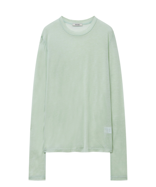 TENCEL WOOL LONG SLEEVE T-Shirt_5 color