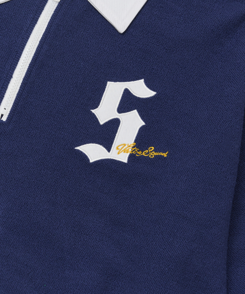 Infamous Club Insideout Oversized Collar T-shirts Navy