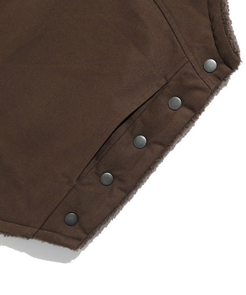 FLEECE BULLET PROOF VEST_BROWN(NG2EFUB990A)