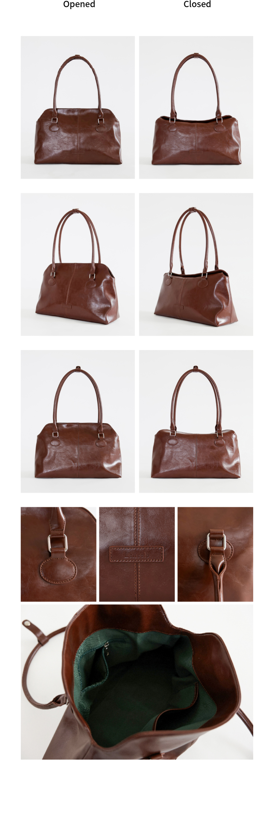 MUSINSA公式 | LENEE B Ramo bag Brown Ramo bag Brown