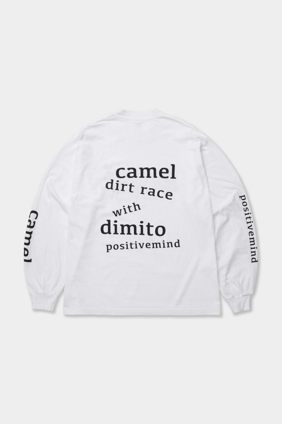 디미토(DIMITO) CAMEL RACE LSV GD 6.5OZ TEE WHITE - 사이즈 & 후기 | 무신사