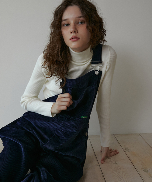 Corduroy Overall pants (Navy)