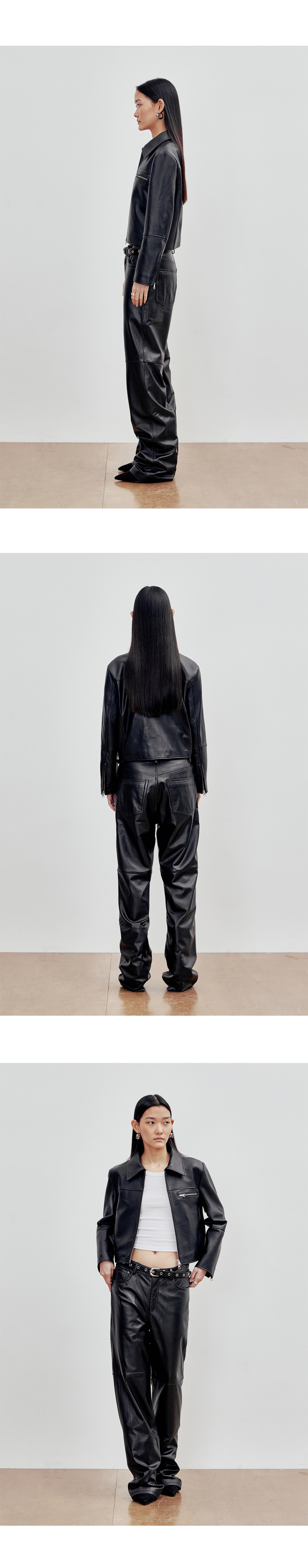 ジャケット・アウター MUSINSA STANDARD LAMBSKIN MOTORCYCLE MUSINSA公式 | MUSINSA STANDARD LAMBSKIN BASIC MOTORCYCLE