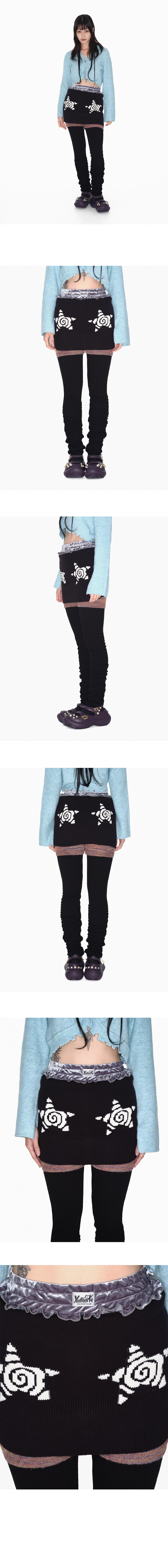 Banding creases leggings_black - youthbath