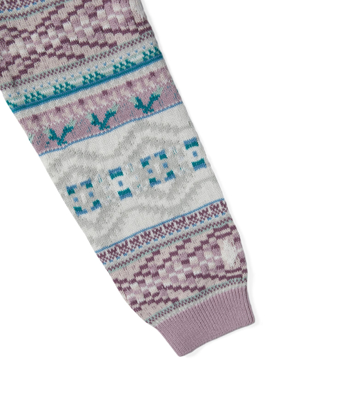 Hooded Zip Up Sweater Pink