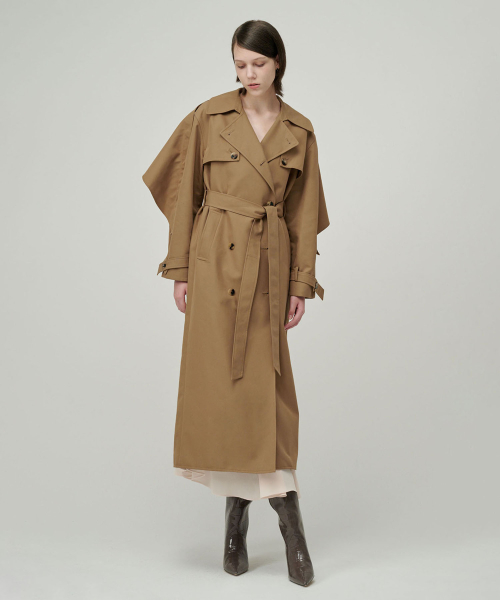 Sonnie Trench Coat _ Camel
