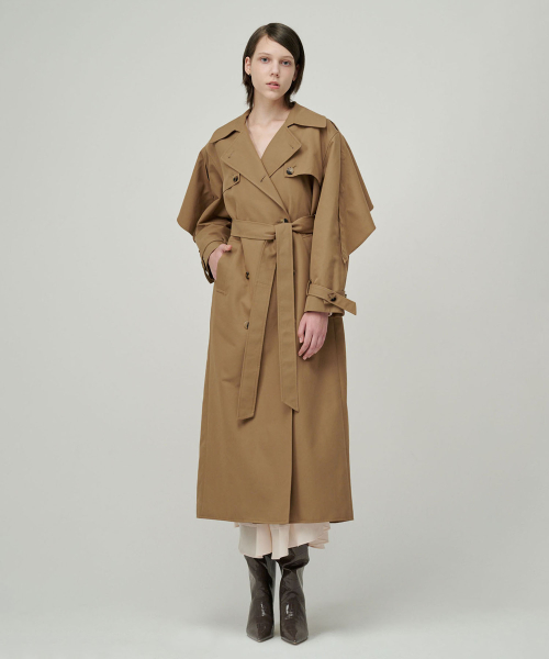 Sonnie Trench Coat _ Camel
