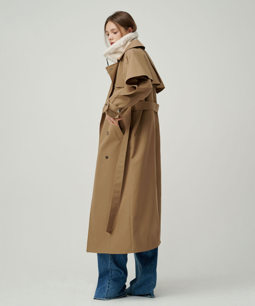 Sonnie Trench Coat _ Camel