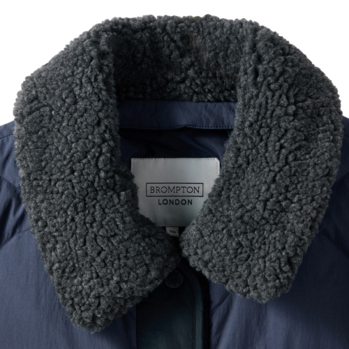 W BRITISH CAMPER COLLAR DOWN - NAVY (P244WDW605)