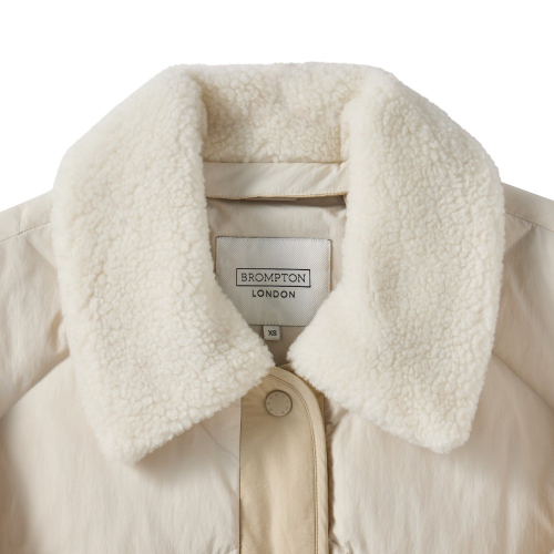 W BRITISH CAMPER COLLAR DOWN - CREAM (P244WDW605)