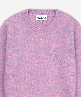GANNI ガニ ニット アルパカ コットン Oネック 画像 3