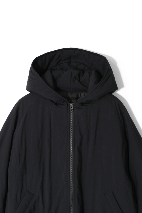 Moscow Water Repellent Padding Hoodie Jacket Black Navy