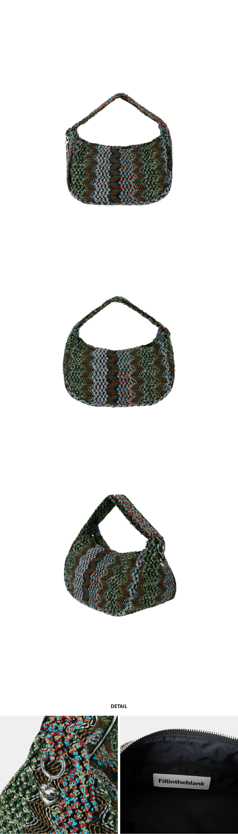 韓国人気ブランド☆Battery Sack Bag (M)(multi)/FILLINTHEBLANK 필인더블랭크(FILLINTHEBLANK) Battery Sack Bag (M)(multi
