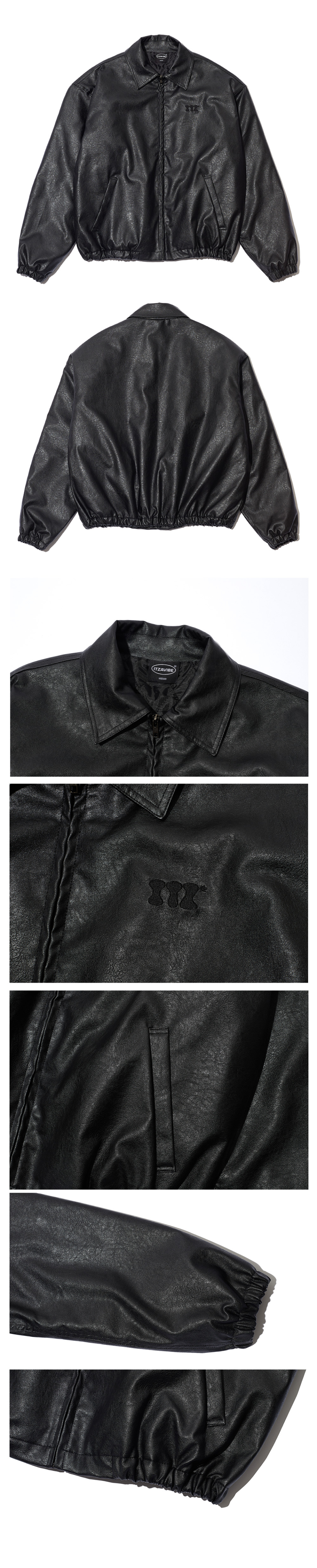 【ITZAVIBE】24fw ITZ MINI LOGO CHECK JAR BLOUSON JACKET ITZ MINI LOGO CHECK JAR BLOUSON JACKET - ITZAVIBE | 60